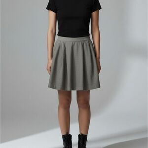 Noa Noa 100% Linen Khaki Green Skirt